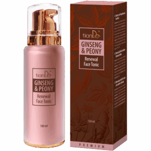 Tonique revitalisant pour le visage Ginseng et Pivoine